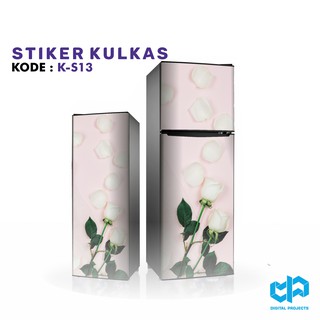  Stiker  Kulkas 1 Pintu  Dan 2 Pintu  Motif Shabby 