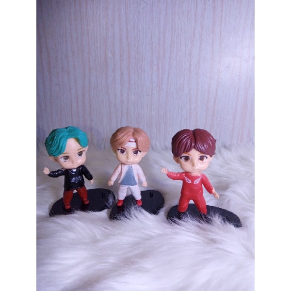 figure BTS TINY TAN - kpop k-pop action figure tiny tan boneka bts boyband