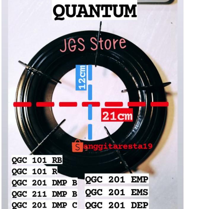 11.11 F⚡ASH SALE TATAKAN Kompor QUANTUM Qgc Dmp 201 211 101 Bulat 5 Kaki Dudukan Kompor Nampan Kompo