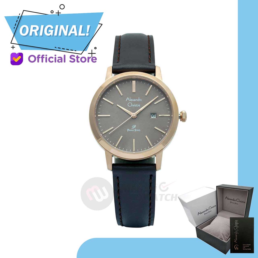 Jam Tangan Wanita Analog Alexandre Christie 1007LD AC1007 AC 1007 LD 1007 LDLRGBO Original Garansi R