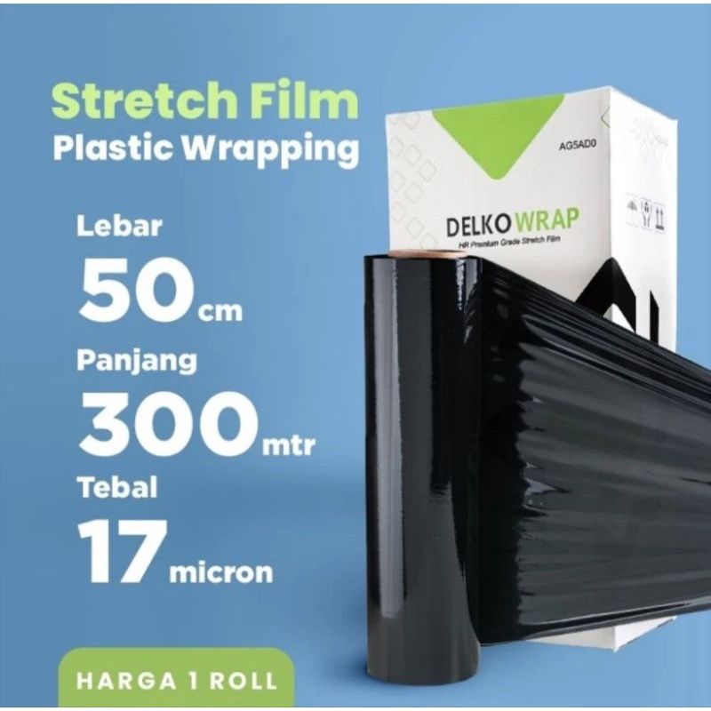 Plastik Wrapping Barang Stretch Film 50cm Delkochoice