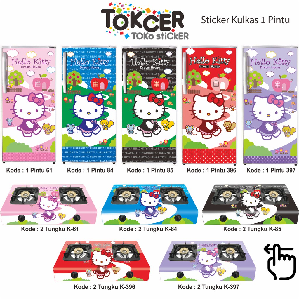 Stiker Kulkas Hello Kitty