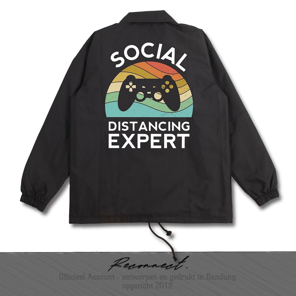 Reconnect Jacket Coach Game Over Social Distancing - Unisex