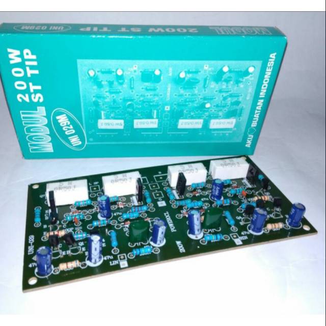 Kit driver power amplifier stereo 200W