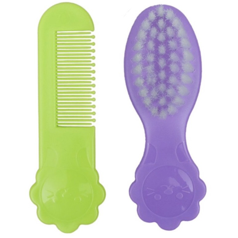 Pigeon - Comb &amp; Brush PURPLE GREEN