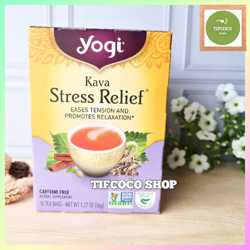 

YOGI TEA KAVA STRESS RELIEF 16 BAGS