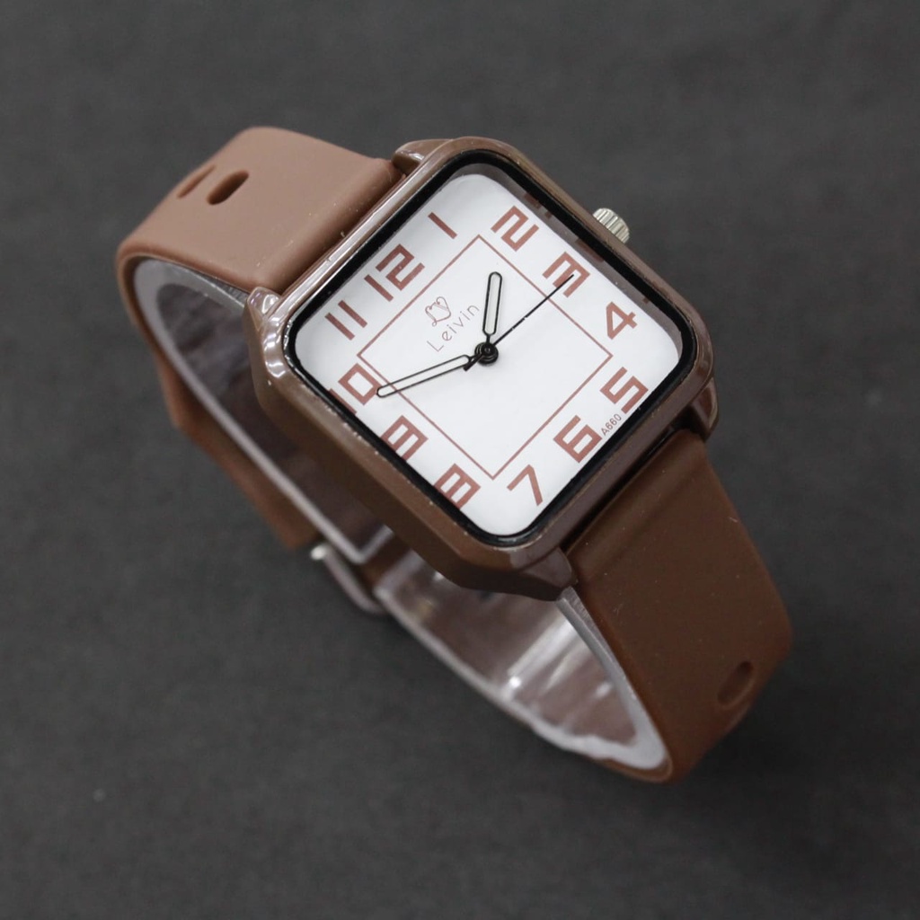 JAM TANGAN LEIVIN FASHON WATCH SQUARE CASE/JAM TANGAN CEWEK FASHION/JAM TANGAN TERBARU/JAM TANGAN ANALAOG/