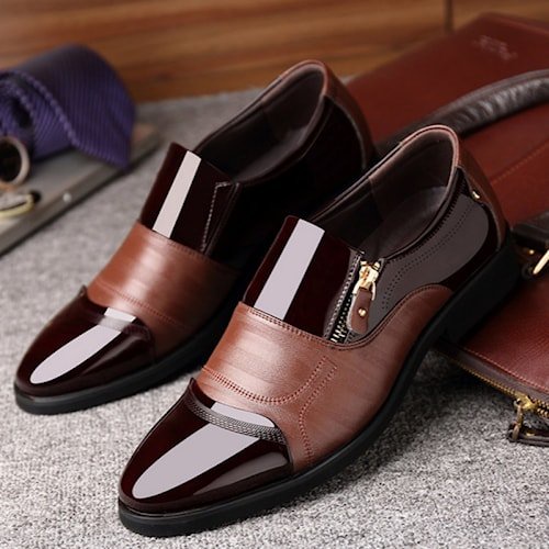 Sepatu Pantofel Pria Fantofel Mengkilap Formal Hitam Pria Sepatu Pantopel Pria Import Casual slip on