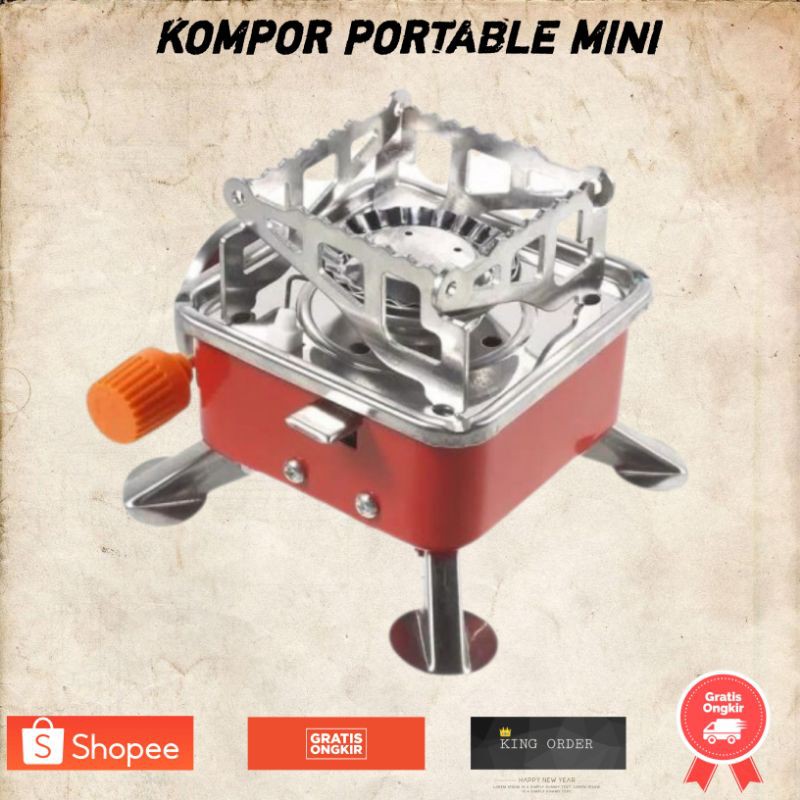 KOMPOR PORTABLE MINI KOMPOR CAMPING, KOMPOR GAS MINI