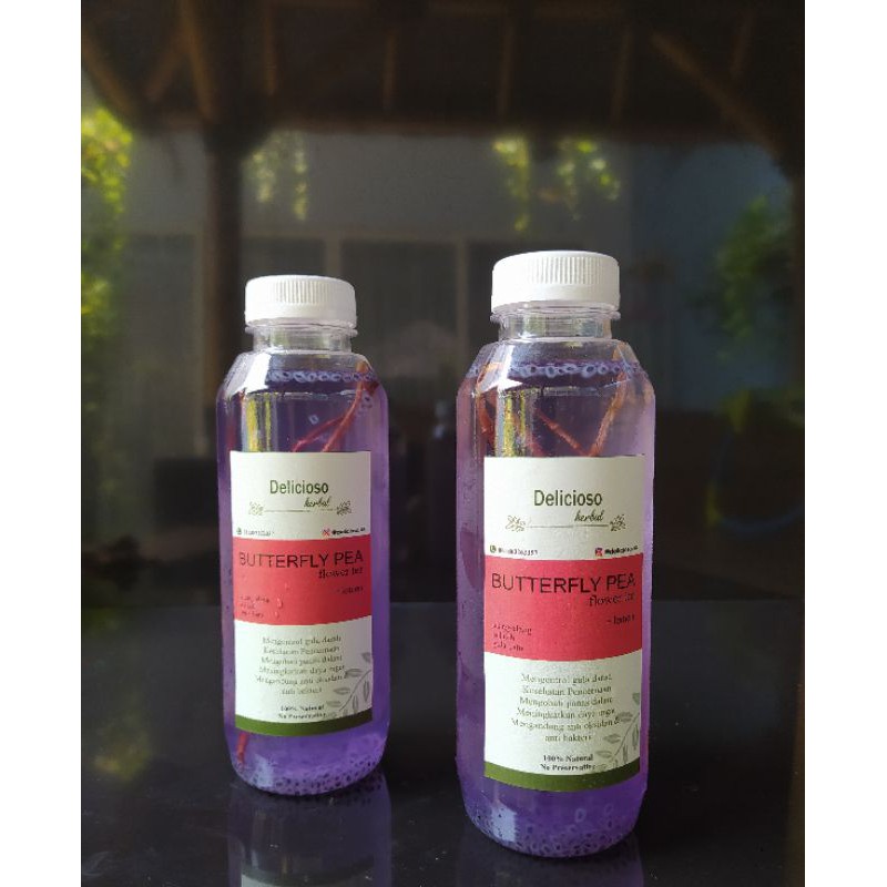 

MINUMAN HERBAL BUANGA TELANG + LEMON 500ML