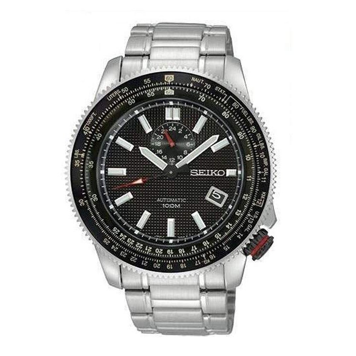 Seiko Automatic SSA005K1 Jam Tangan Pria Original SSA005 Black Dial Water Resistant 100M