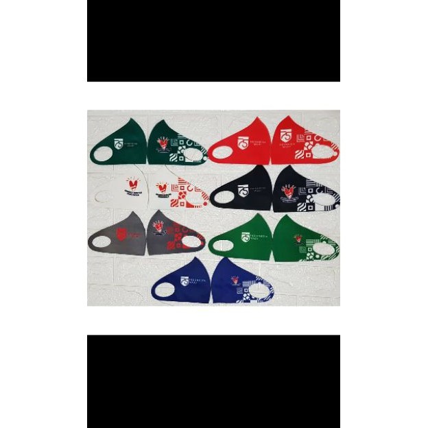 Masker Logo - Masker Scuba -  Masker Kain Indonesia 75 Per 1  biji / Masker logo 75