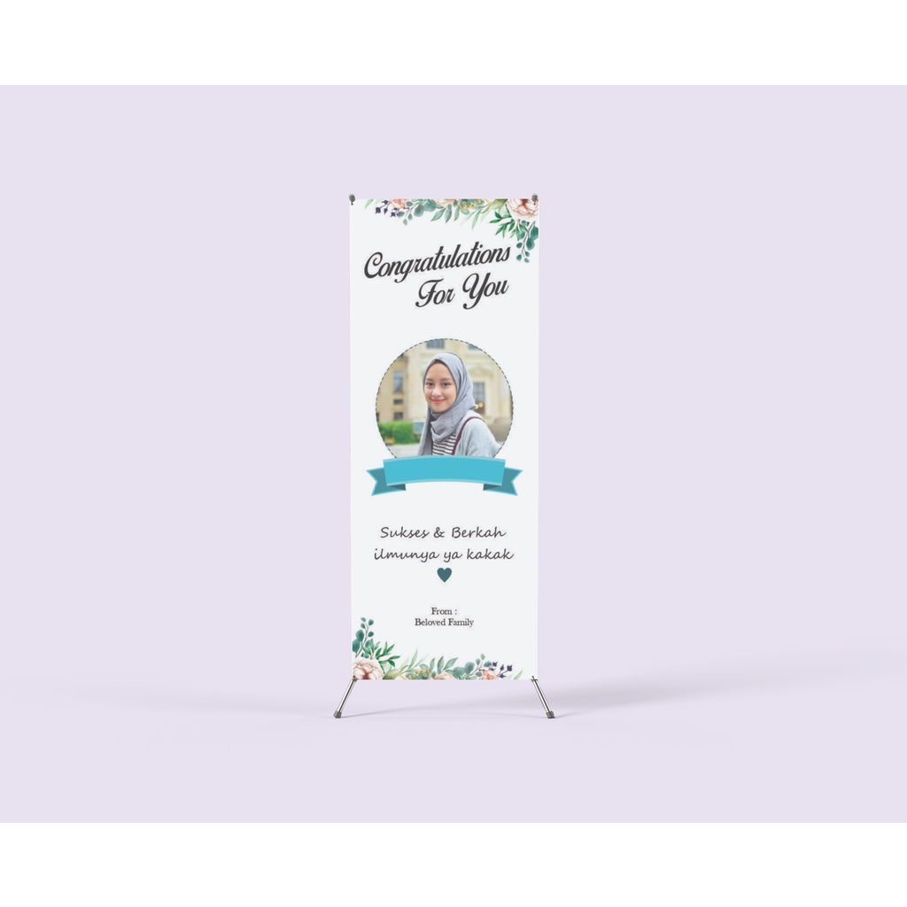 X-Banner Wisuda Sehari Jadi