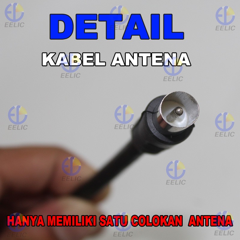 EELIC KAA-TV -A15M Kabel Signal AV Antena TV 1508 15 Meter Berkualitas Tinggi Standart RG6