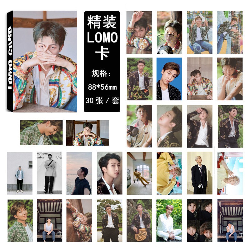 BLSM BTS kartu lomo card set 30 pcs love yourself summer bangtan boys kpop bt21