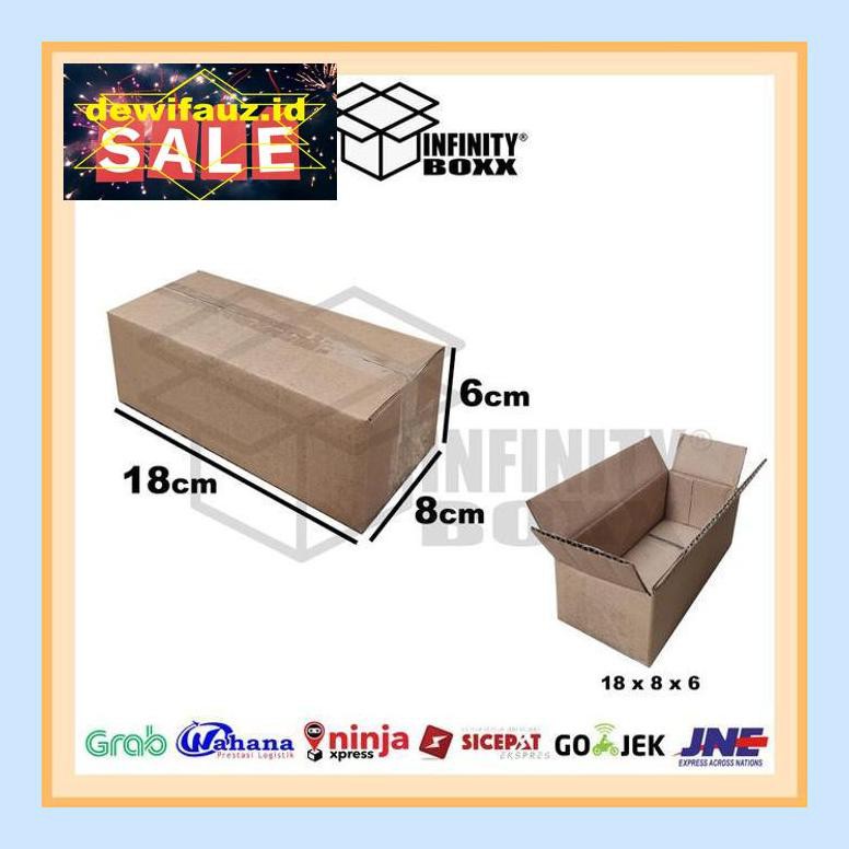 

P74Etem Kardus Box Packaging Packing 18X8X6 Cm Y45Tpen