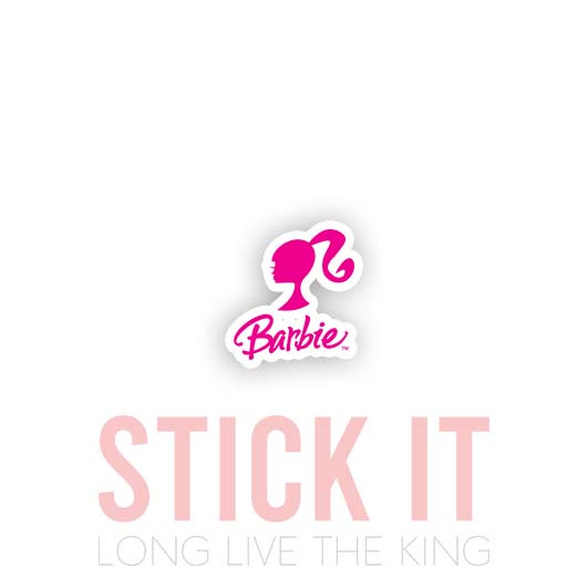 

Stiker sablon setrika DTF kaos baju sticker vinyl barbie gamer 5