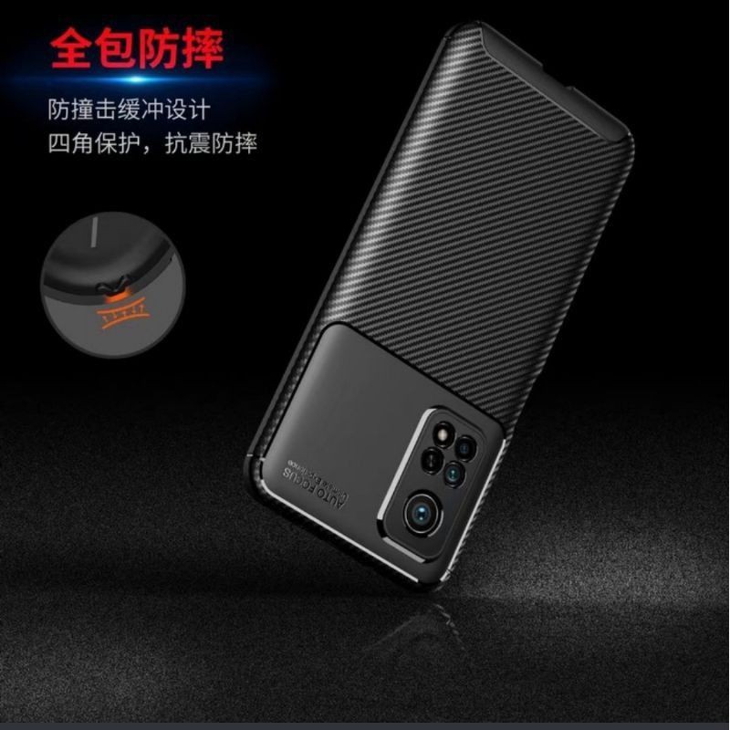 Xiaomi Mi11 /  Mi10T / Mi10T Pro Softcase Focus Carbon Original Cover Protect Camera Soft Case