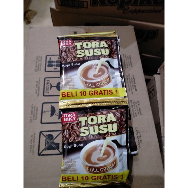 tora bika susu isi 10pcs.