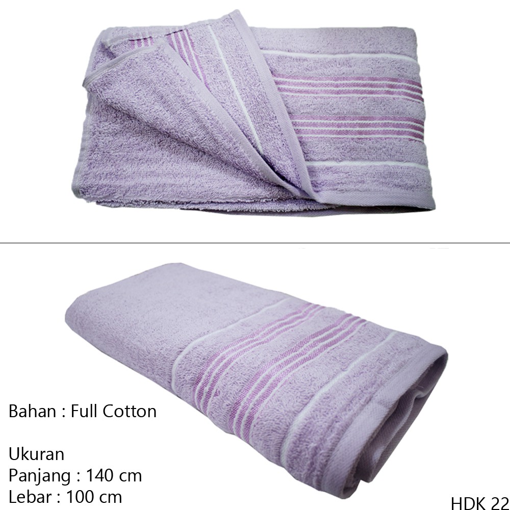 Handuk Katun Ungu HDK 22