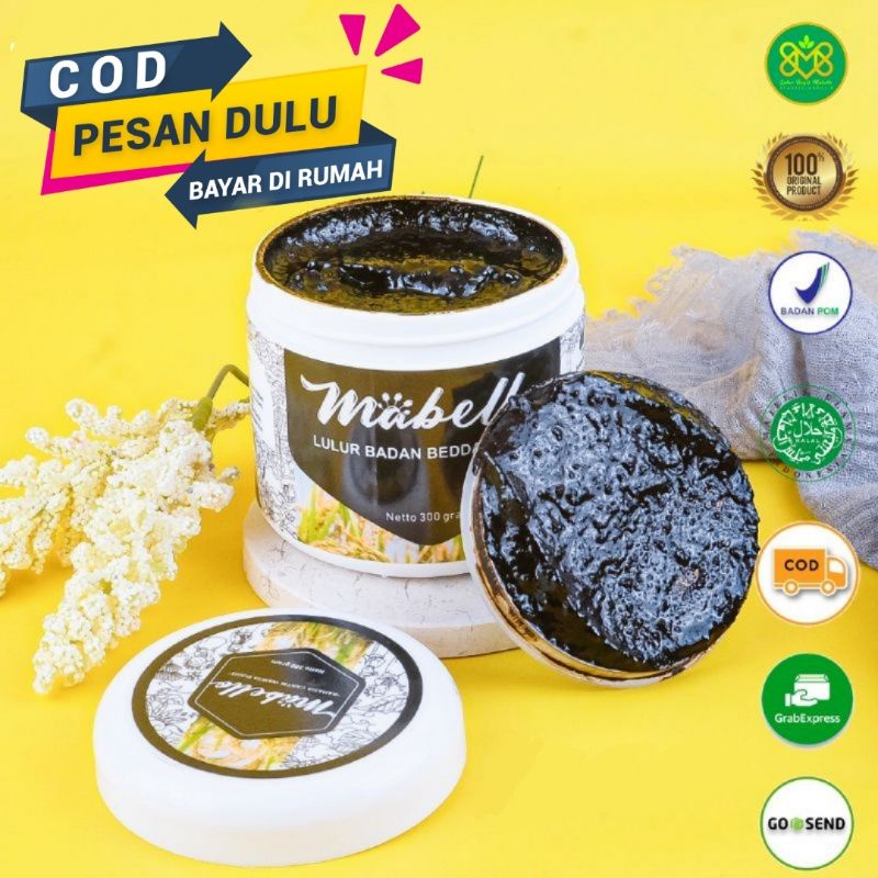 BPOM✔ MABELLO Lulur Bedda Lotong 300 GRAM Original & Halal Lulur Rempah Cerah Permanen Alami