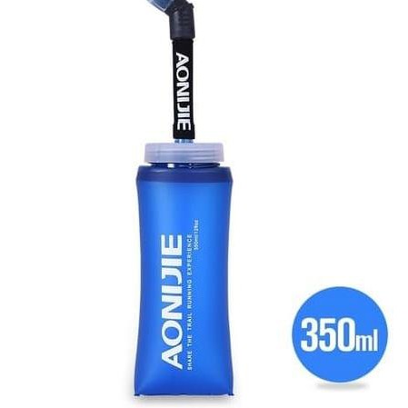 AONIJIE 350ml soft flask with long straw