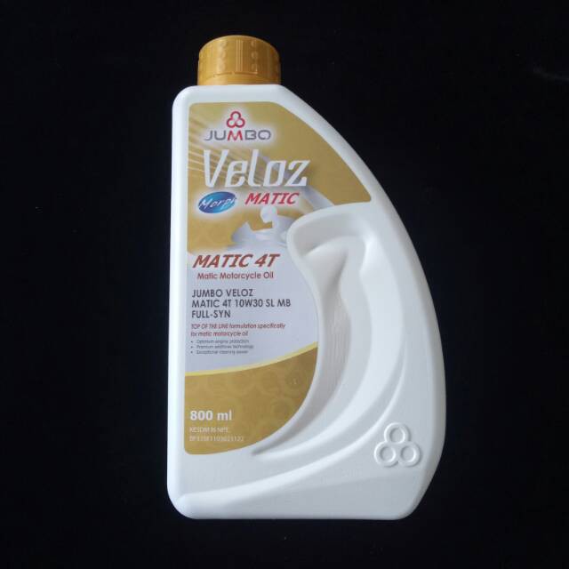 Oli Motor Matic Jumbo Veloz Full Synthetic 800ml