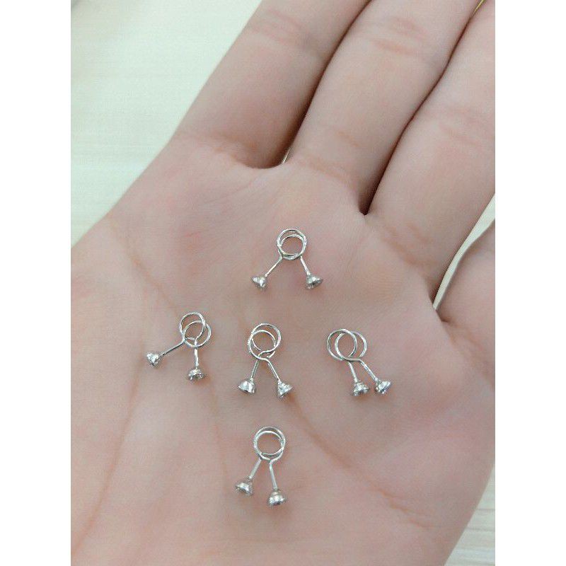 ANTING ANAK BAYI TOGE LAPIS EMAS PUTIH 0,25 GR