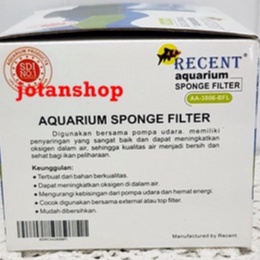 RECENT AA 3806 BFL Sponge Filter Bio Foam Biofoam MEDIUM Breeding Aquarium Aquascape