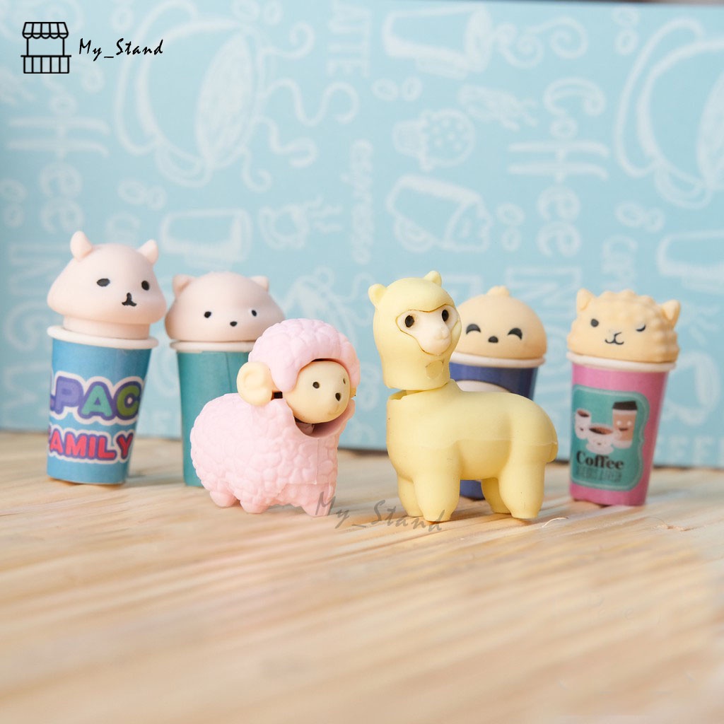 

Penghapus 3D Alpaca Cup Eraser Setip Gelas Hapusan lucu karakter kartun domba llama ilama murah