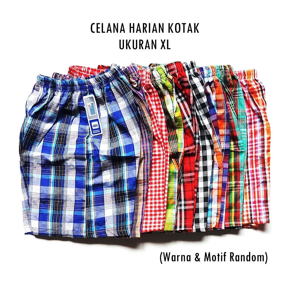 OBRAL Celana Pendek Harian Kotak / Salur ANAK DEWASA - ERROR PRODUKSI