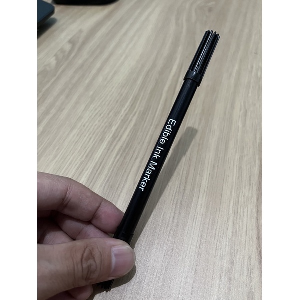

Edible Food pen writer black hitam 1pc pen dekorasi