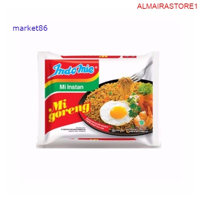 

Mie Instan Mi Goreng Indomie Kemasan 5 PCS -WFB .