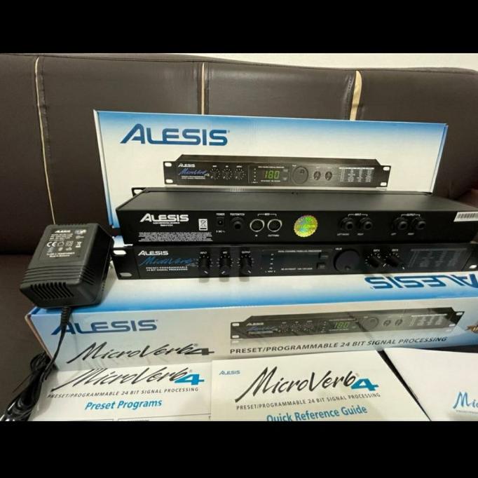 EFFECT VOCAL ALESIS MICROVERB 4 GRADE A ( MADE IN TAIWAN ) KUPING BESI