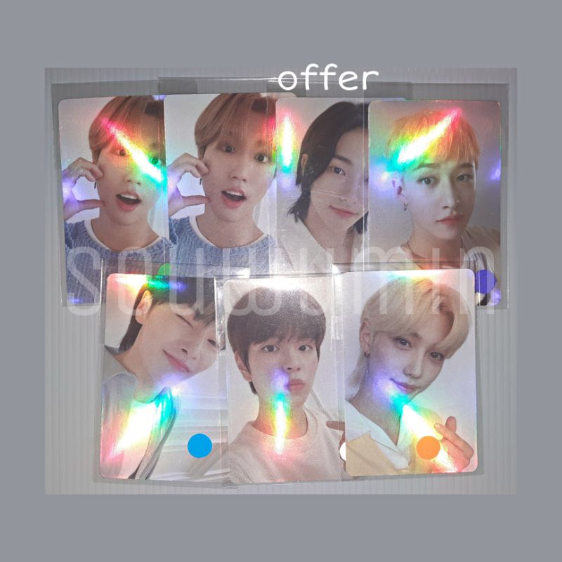Stray Kids Nacific Hologram Photocard Chan Hyunjin Han Felix Seungmin I.N Holo PC