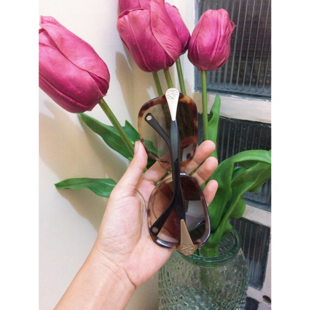 Frame Kacamata ELLE Brown Hawana Black