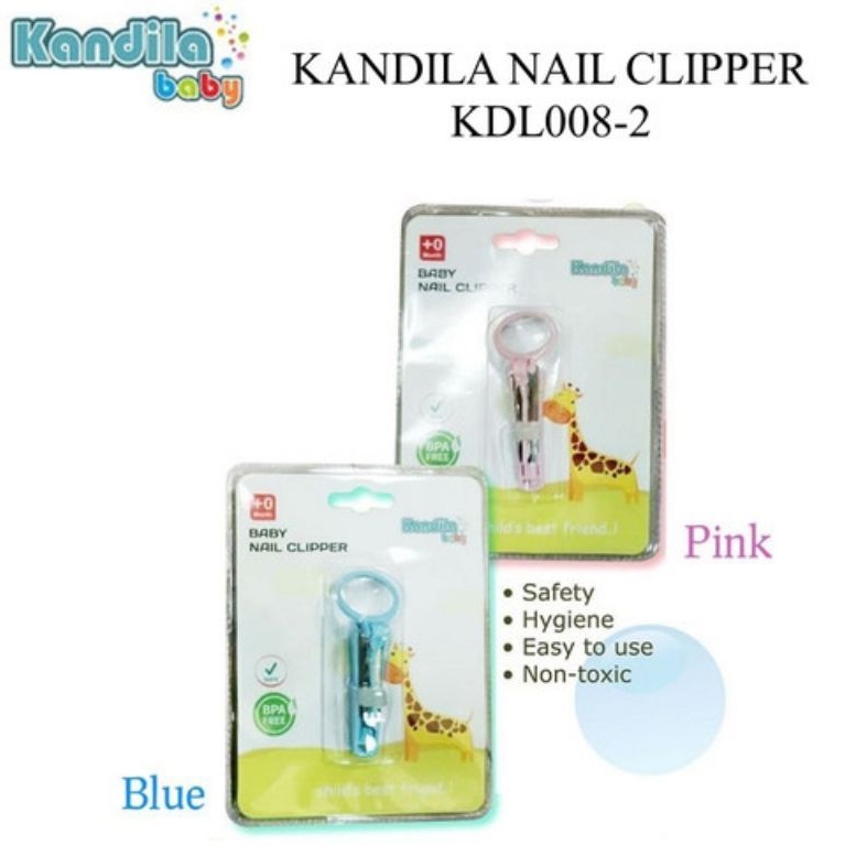 Kandila Baby Nail Clipper KDL008-2 - Kandila Gunting Kuku Bayi Dengan Kaca Pembesar