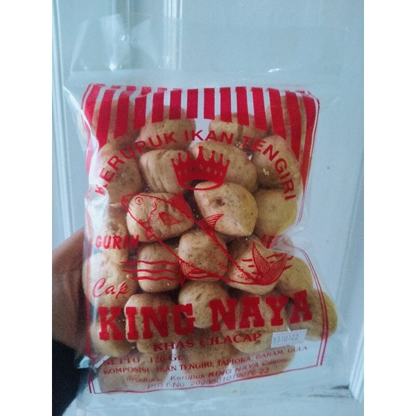 Kerupuk ikan tengiri King Naya 120gr