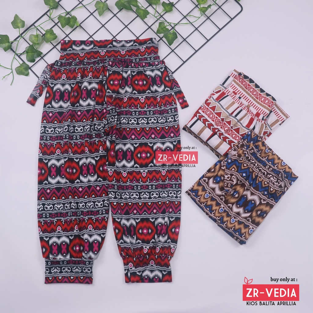 Aladin Carlissa uk 7-12 Tahun / Celana Anak Perempuan Tanggung Pants Murah Bahan Kaos Adem Harian