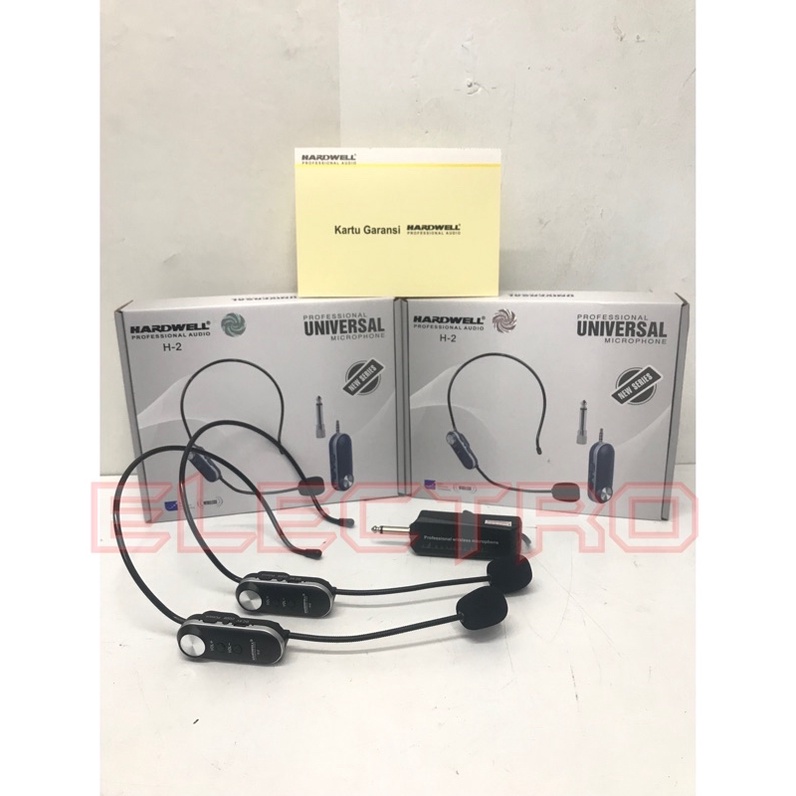 Mic Wireless Hardwell H2 Headset Original Hardwell H2 ELECTRO