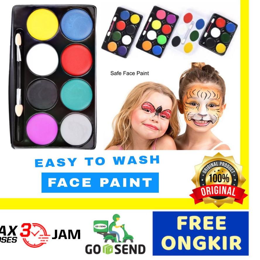 READY MAKEUP HALLOWEN / face painting face paint cat muka anak cat body makeup paint cat minyak ,,