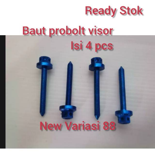 BAUT PROBOLT VISOR UNTUK ANTI JEBOL  FULL CNC PANJANG 45MM  BAUT VISOR NMAX BAUTWINDSHIELD NMAX LEXI