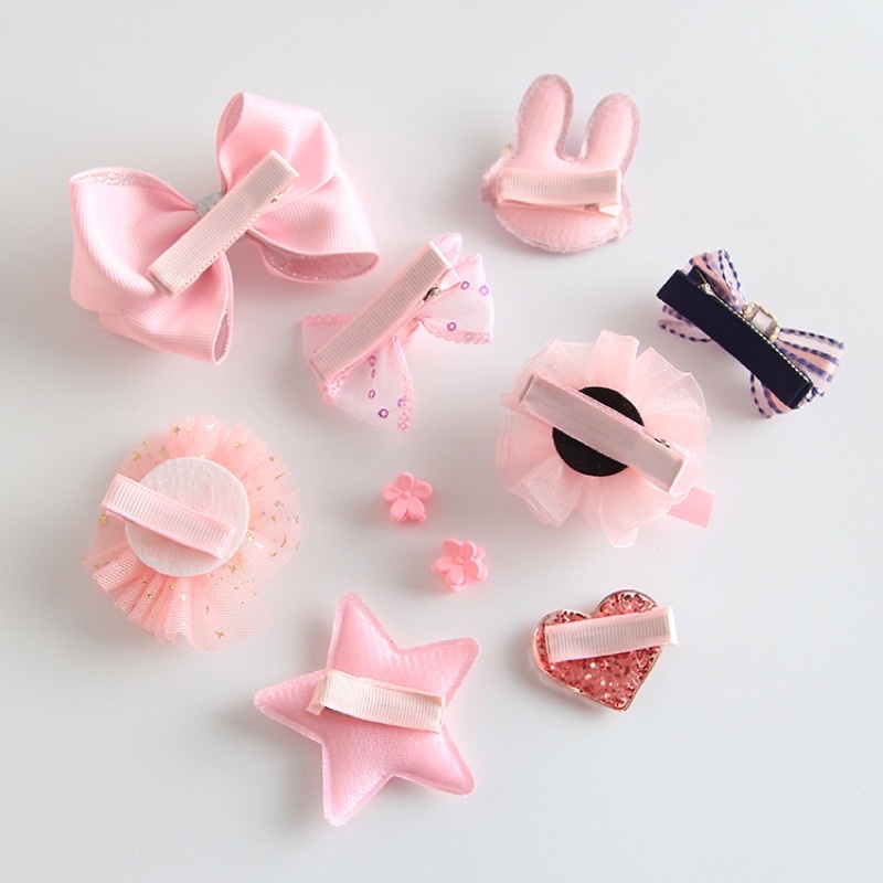 JEPITAN SET ANAK BOX PITA POLOS IMPORT / JEPITAN ANAK SET ISI 10