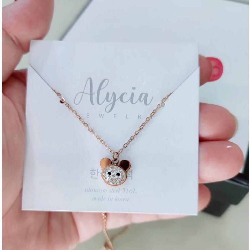 kalung anak bearly original alycia anti karat