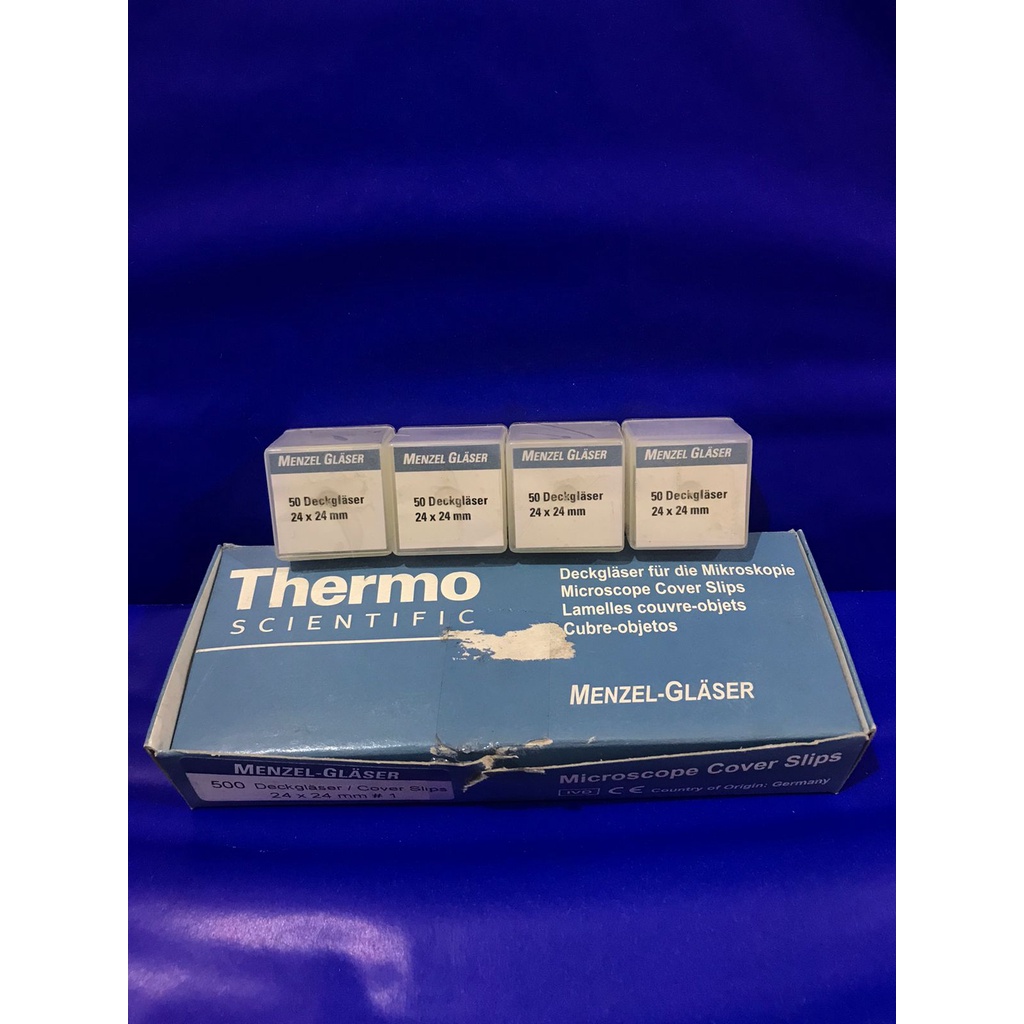 Jual Microscope Cover Glass Menzel Shopee Indonesia