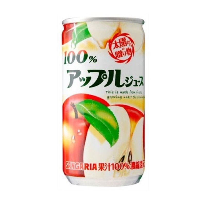 

Sangaria Apple Juice / jus 100% sari apel/ minuman jepang 190 ml