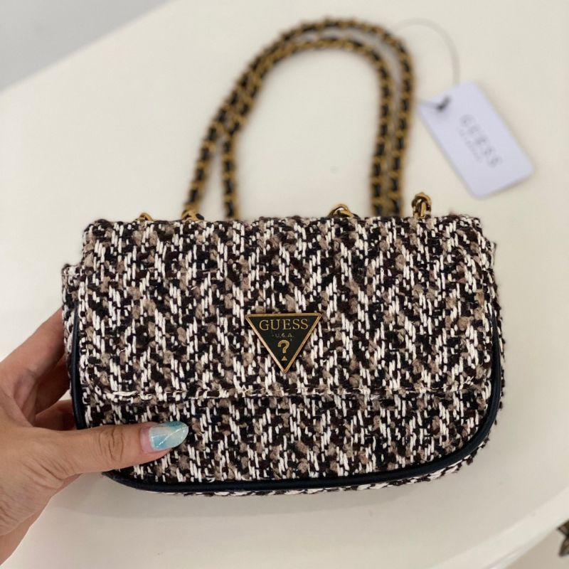 GUESS TWEED MINI INCLUDE DUSTBAG