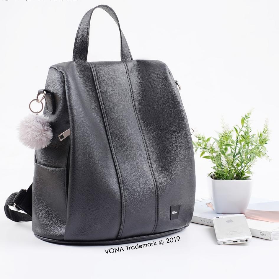 [titleawal] VONA  Tas Ransel Cewek Korea Multifungsi 3 In 1  - Scarlett
