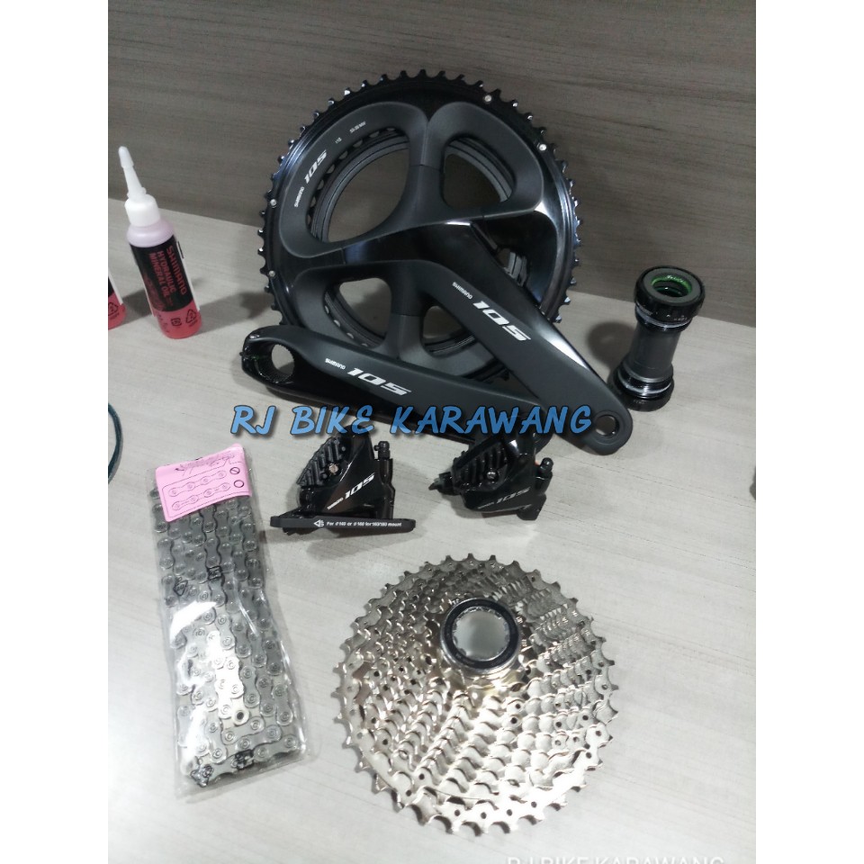 Groupset Shimano 105 R7020 Hydraulic Disc 2 x 11 Speed