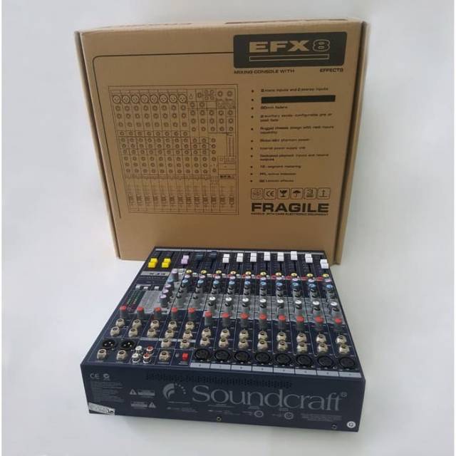 Mixer soundcraft Efx-8 Lexicon effecst 8channel